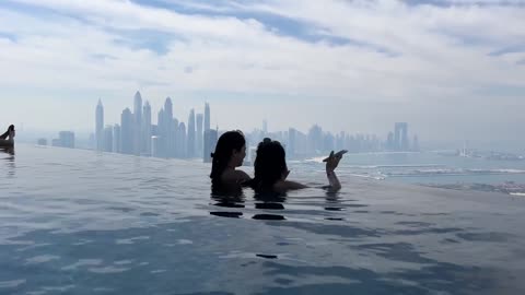 🇦🇪 Dubai United Arab Emirates 2023 [Full City Tour] Abdul Haseeb | Day 1 - AURA INFINTY SKYPOOL UAE