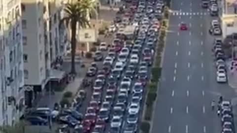 Casablanca traffic jams😲