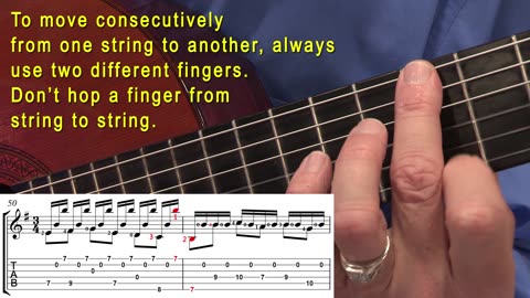 Tech Tip An Important Principle of Left Hand Fingering Video #4: Leyenda (Albeniz)