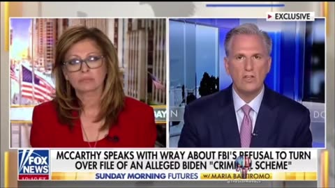 McCarthy speaks with Wray about FBI’s refusal #freemilesguo #fbi #McCarthy #Biden