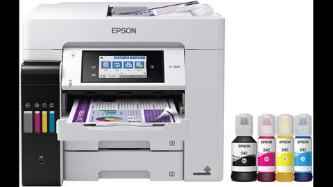 Review: Epson EcoTank ET-15000 Wireless Color All-in-One Supertank Printer with Scanner, Copier...