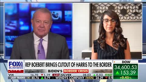 Rep. Boebert rips Kamala Harris, brings cutout of VP to the border