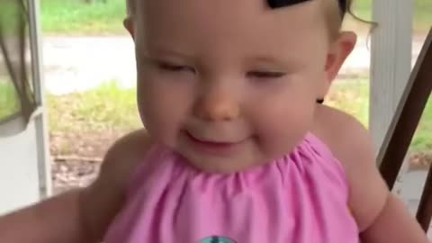 Cute baby dancing