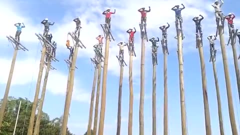 music on poles