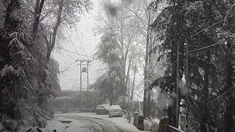 Snowfall in shimla HP