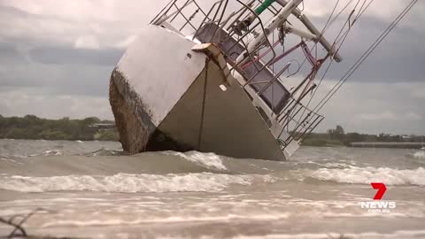 Wild winds wreak havoc in South East Queensland | 7NEWS