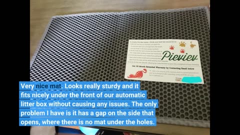 Pieviev #Cat #Litter Mat Double Layer Waterproof Urine-Overview