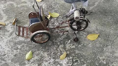 Parrot Pedals Tiny Bicycle