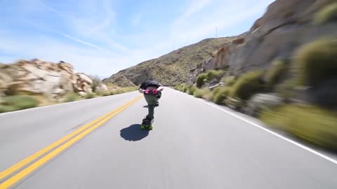 Raw Run - Ambulances (60mph+ Downhill Skateboarding)-11