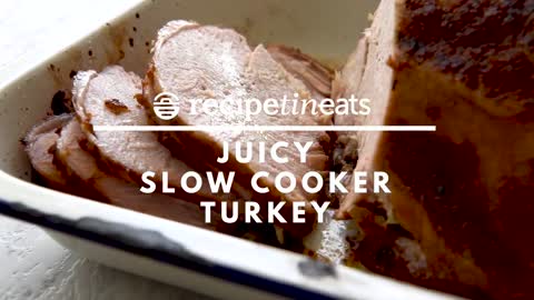 Juicy Slow Cooker Turkey Breast