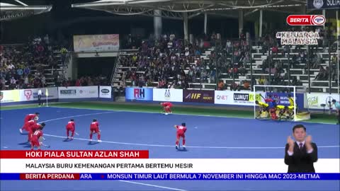 5 NOV 2022 B.PERDANA - HOKI PIALA SULTAN AZLAN SHAH: MALAYSIA BURU KEMENANGAN PERTAMA BERTEMU MESIR