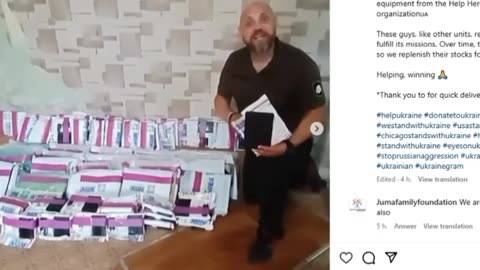 American citizens donating money to "help heroes of Ukraine" to buy laptops