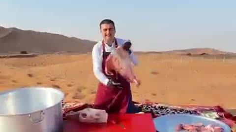 chef bourek in sahara morocco