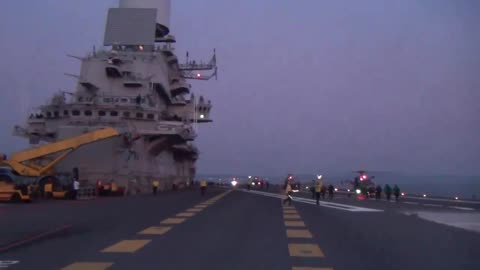 The Indian Navy ’s 2 aircraft carriers Vikramaditya & Vikrant in a twin carrier op demo this week