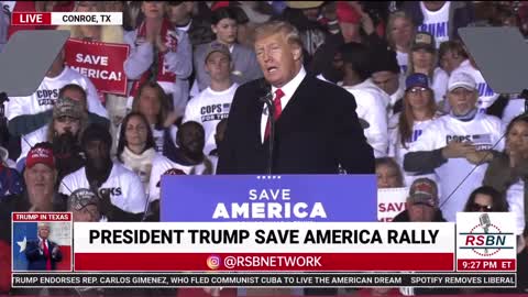 President Donald Trump Save America rally PA judge rules no excuse paper ballots are illegal