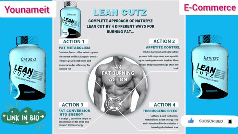 Naturyz LEAN CUTZ Thermogenic Fat Burner