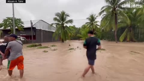 Deadly floods and landslides hit southern Philippines as storm Nalgae approaches