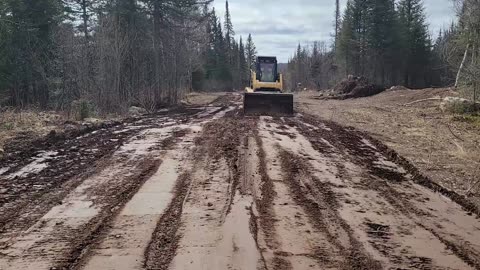 Driveway Grading and Temporary Window