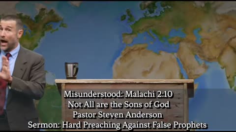 Misunderstood: Malachi 2:10 | NOT ALL are the Sons of God | Pastor Steven Anderson