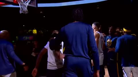 DeAndre Jordan gets called DeAndre Ayton during Nuggets starting lineup intro 😂