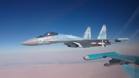 Su-34 and Su-35s