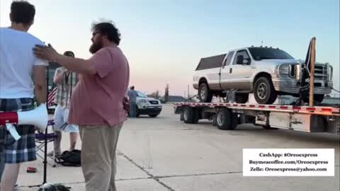 Mayor of Big Spring Tx (Shannon D. Thomason) provides a spot for The Peoples Convoy!