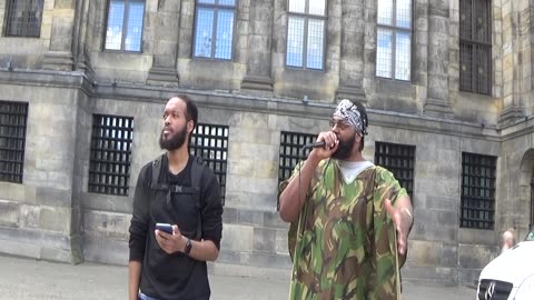 Hebrew Israelites Prophetic Camp Street Teaching 22-6- 2024 Amsterdam (The Dam/Netherlands) Pt 1