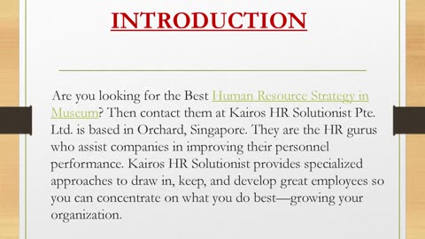 Best Human Resource Strategy in Museum