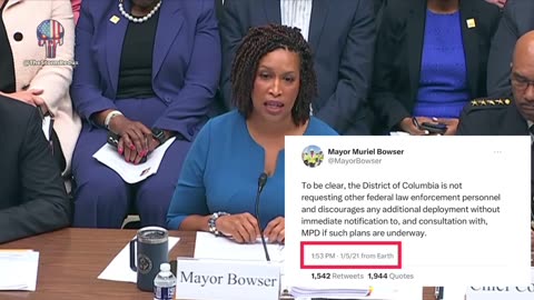 Why did Mayor Bowser misrepresent the facts when she testified in front of Congress?