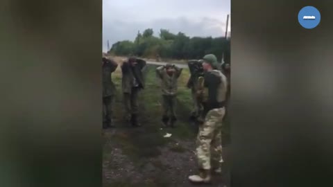 Ukraine War Footage Of Russian Soldiers Who Surrendered