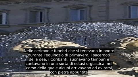 Il culto misterico alla grande dea madre idea anatolica Cibele dove i sacerdoti e gli iniziati oltre al battesimo nella fossa dal sangue di toro dovevano pure essere castrati ed essere eunuchi o evirarsi il pene DOCUMENTARIO