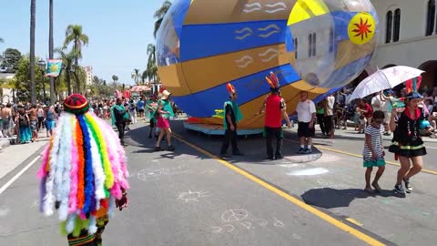 santa barbara soltsice 2016 johnny d gregory beeman drum float.