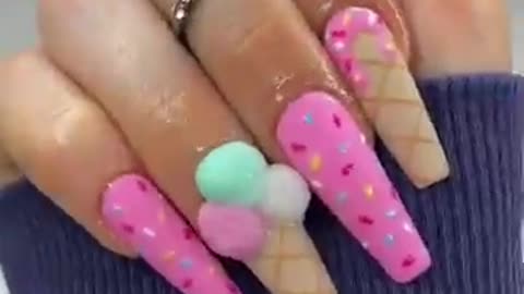 EIS NÄGEL🍦😋💅🏻 Wie findet ihr das Ergebnis? 🙈 #nails #nägel #naildesign #nailart