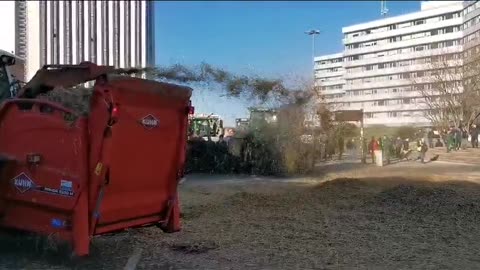 Bauern - Protest / Demo der Landwirte - Chemitz, 18 12 2023