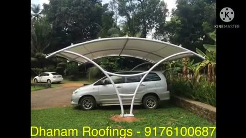 Tensile Car Parking Shed | Tensile Roofing in Chennai | Tensile Roofing| Ph: +91 9176100687