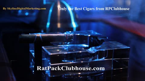 Rat Pack Clubhouse Smoking a Cigar