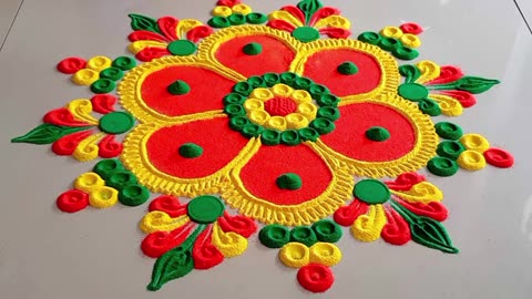 Diwali with rangoli designs #shortvideo#virel video