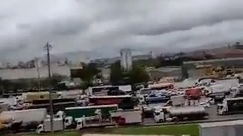 BRAZIL: Truckers have completely shutdown the roadways and have suspended the export of all agricultural products, both foreign and domestic.