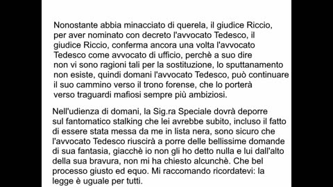 La misteriosa nomina del giudice Roberta Riccio