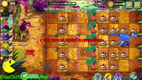 Plants vs Zombies 2 - Epic Adventure Quest - Jurassic Marsh Mash - October/November 2022