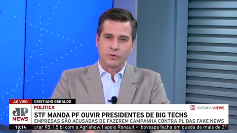 STF manda PF ouvir presidentes das big techs