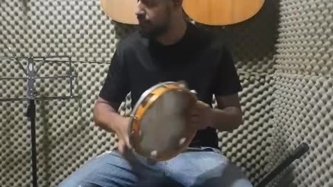 just a tambourine