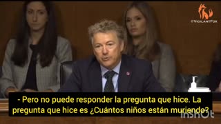 El senador Rand Paul cuestiona a Anthony Fauci covid 19 plandemia Coronavirus