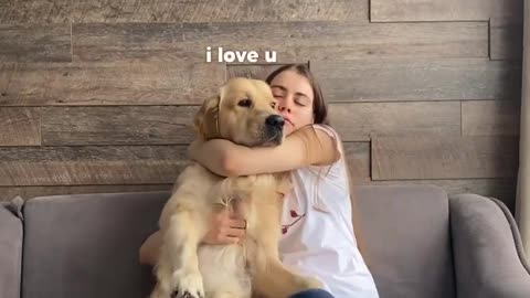 Hugging My Dog For Too Long (CUTE REACTION)