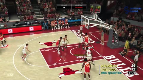 NBA2K23 - Jordan Challenge - Shootout 1990 Atlanta Hawks vs Chicago Bulls