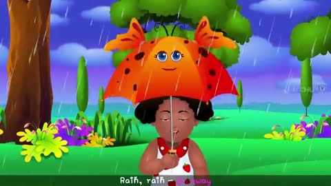 Rain, Rain, Go Away Nursery Rhyme With Lyrics - Cartoon Animation Rhymes & Songs for Children