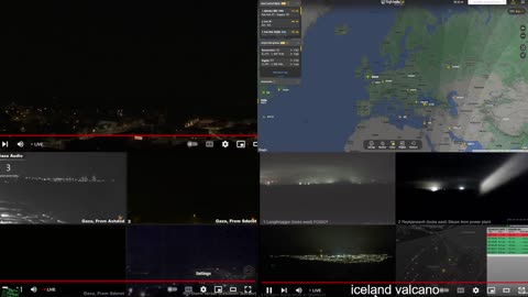 Live Cams From GAZA ISRAEL Multicams and Aircraft Tracking Iceland Volcano Watch