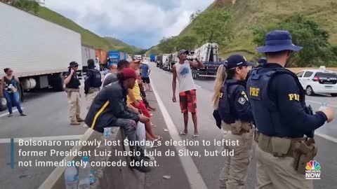 Brazilian Truckers Create Multiple Blockades In Support Of Bolsonaro