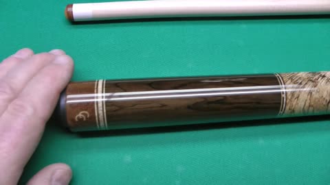 Coos Cue Pecan Burl and Brazilian Rosewood