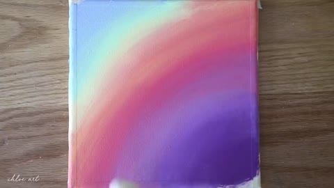 Dreamy Day 🌈Rainbow Sky & Clouds | Step by step Acrylic Painting #144